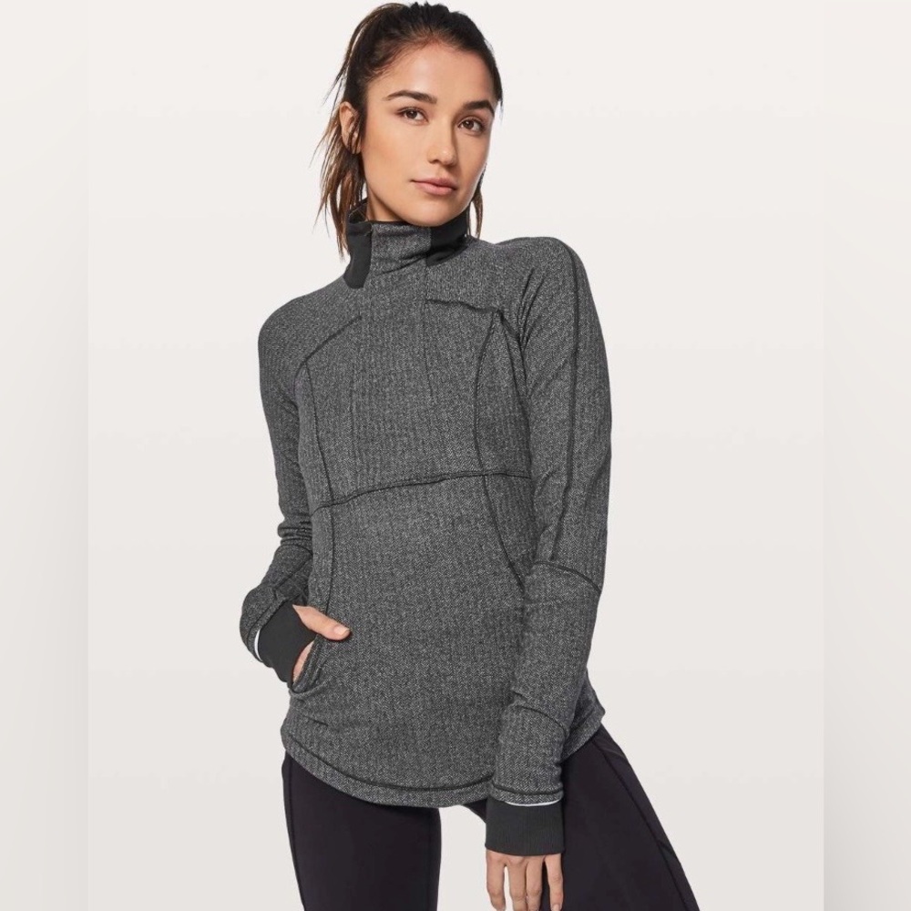 New Lululemon Size 4 Base Runner 1/2 Zip Pullover